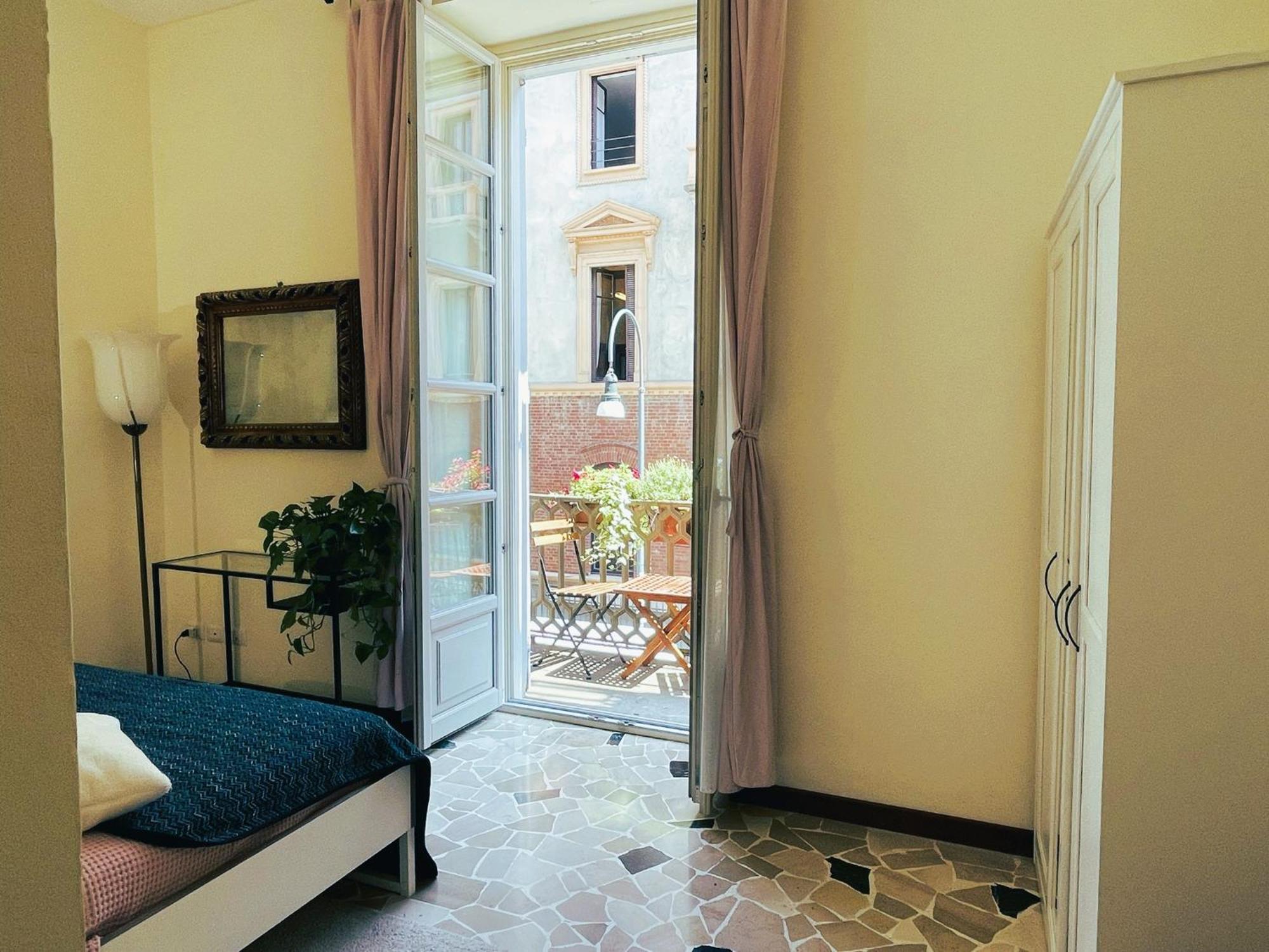 La Casa Di Ringhiera - Silenzioso Appartamento Di Charme Con Balcone Nel Quadrilatero Romano Turín Exterior foto